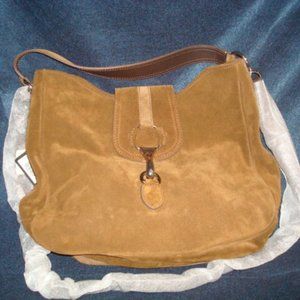 Massimo Dutti Split Suede Crossbody Bag